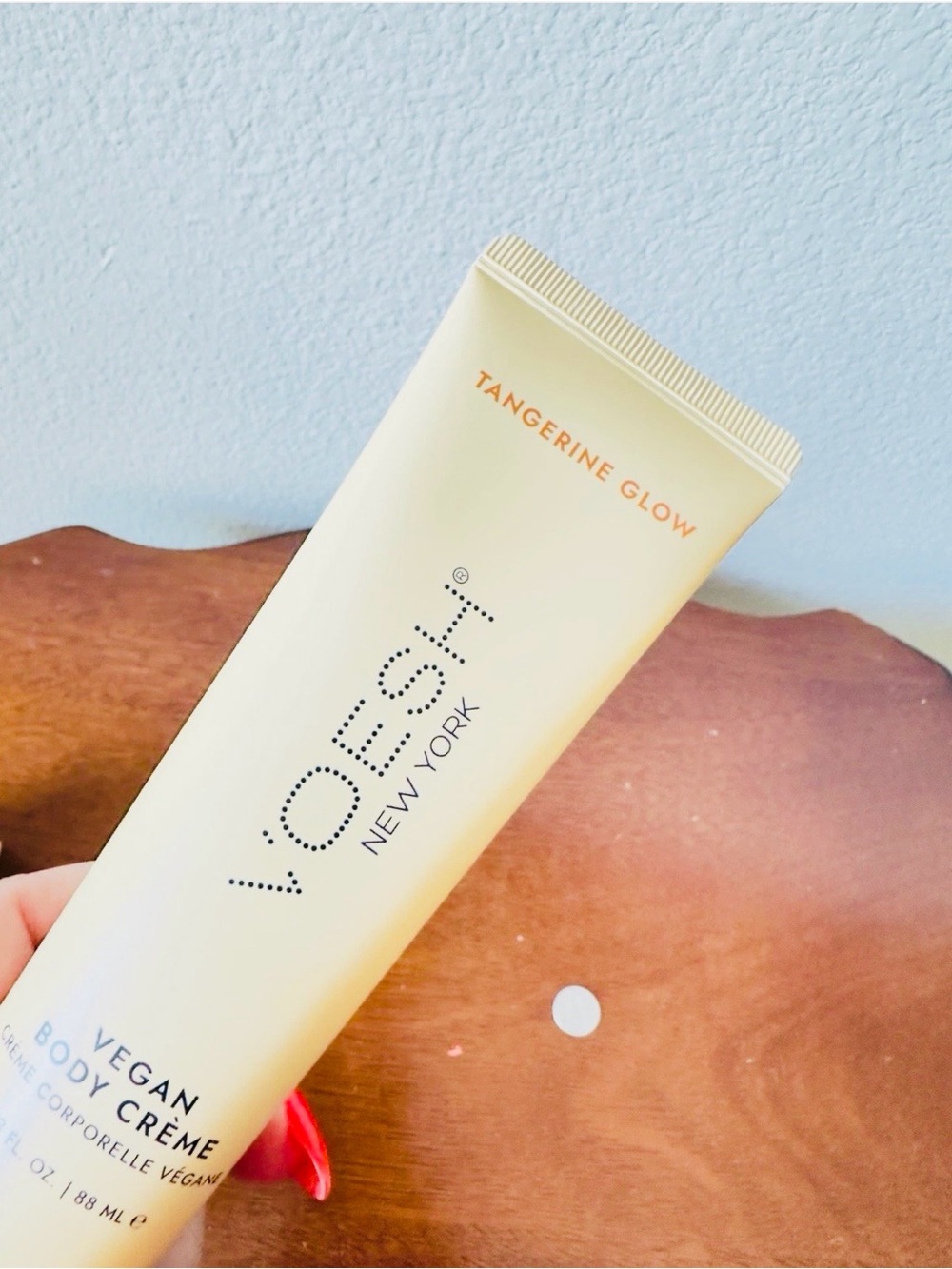 VOESH Tangerine Glow Vegan Body Crème — Cream